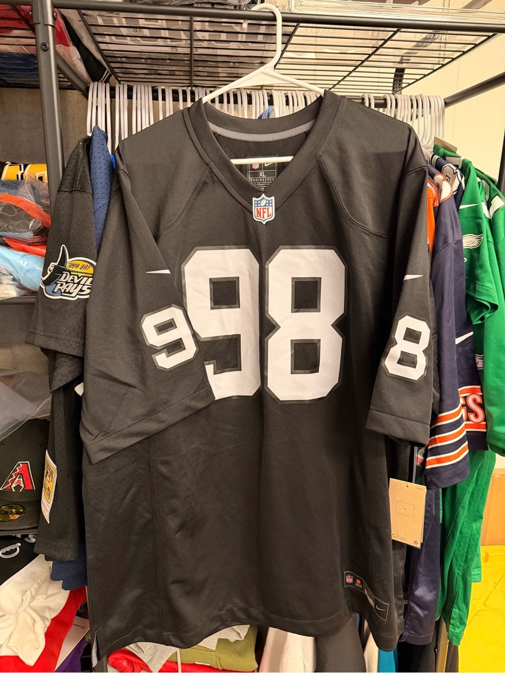 NFL Raiders Jersey Maxx Crosby #98 NIKE SIZE XL NEW WITH TAGS